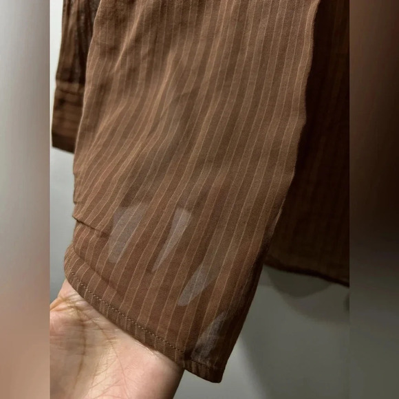 - MUNIQLO oversized Long-Sleeve shirt size XXS - Picture 3 of 6